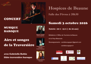 Affiche concert 3 octobre 2026 - Cemb
